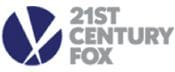 A logo of the fox television network.