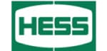 A hess logo is shown in green and white.